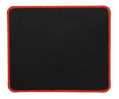 Hi-Lite Essentials Non-Slip Rubber Base Mouse Pad with Anti-fray Stitched Embroidery Edges for Laptop PC (Pack of 1)