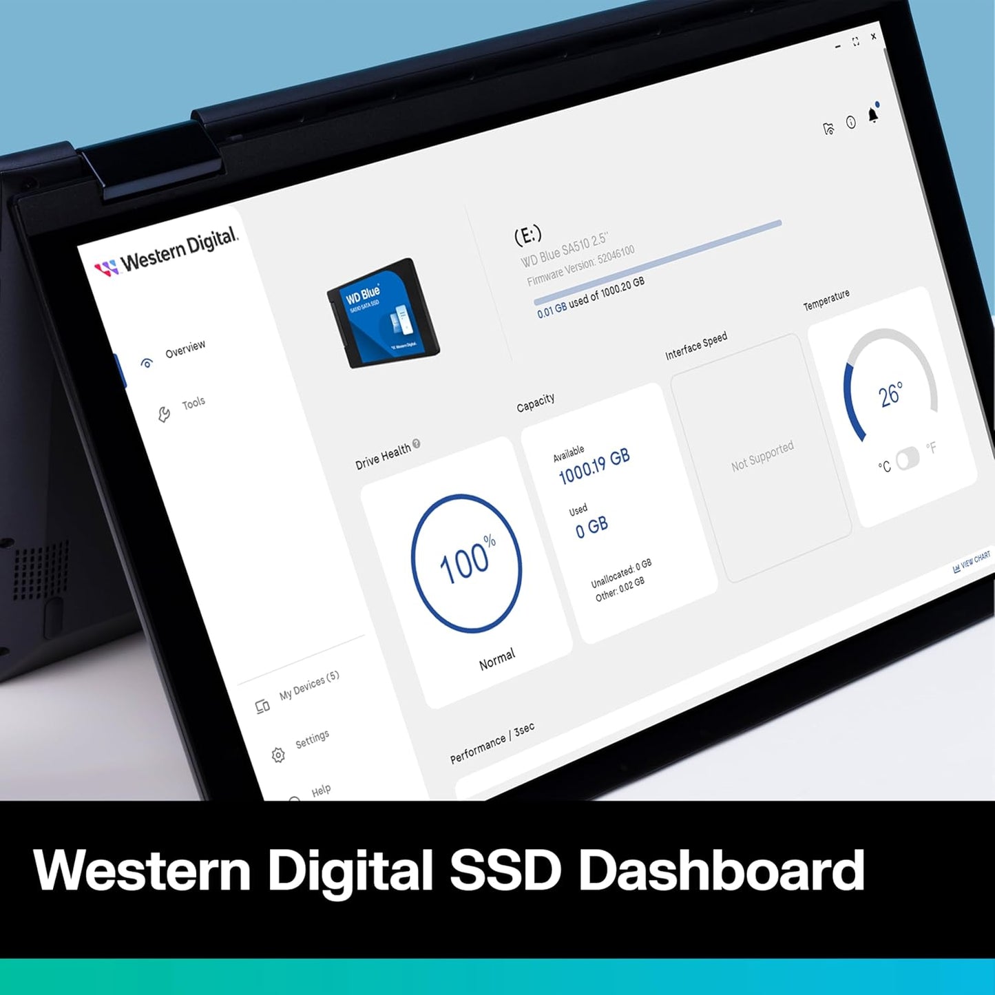 Western Digital WD Blue SA510 SATA 500GB, Up to 560MB/s, 2.5 Inch/7 mm, 5Y Warranty, Internal Solid State Drive (SSD) (WDS500G3B0A) | Sata III 6GB per S, 2.5in/7mm, Read Up to 560MB per S, Write Up to 510MB per S, 200 Tbw, 5-Year Warranty