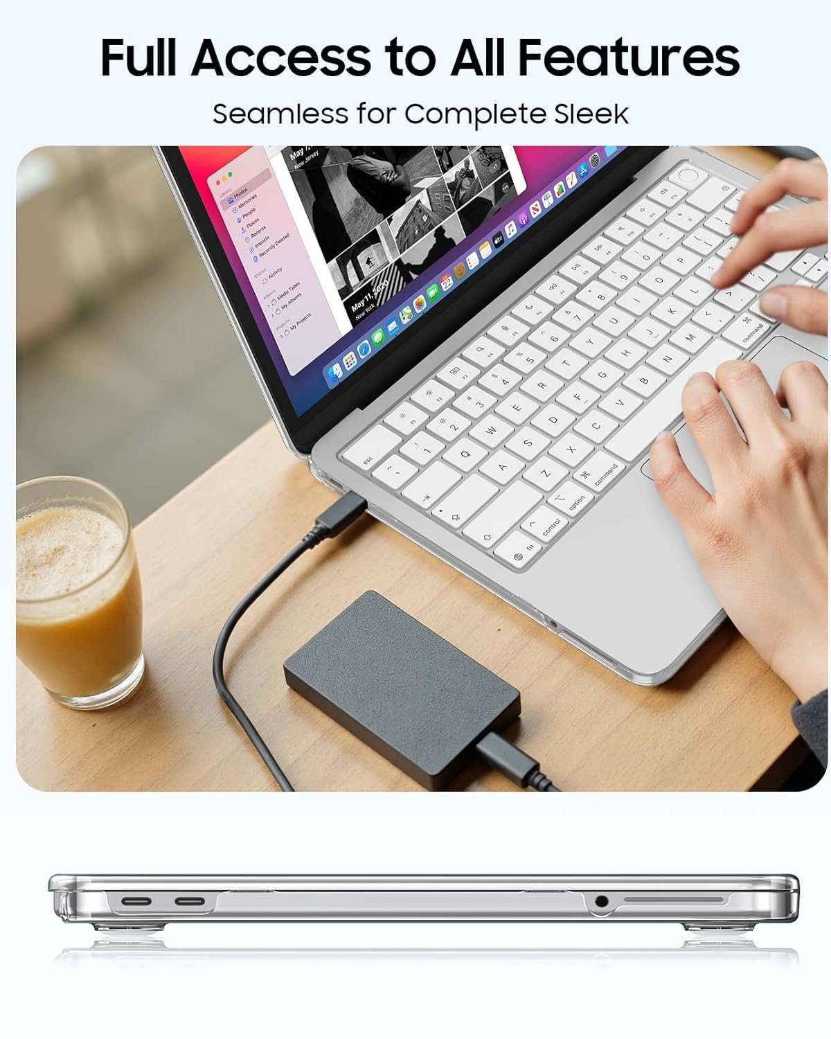 (NEW) Mac Book Neo 13 Inch Case & Keyboard Cover Compatible with 2026 MacBook Neo A3404 (A18 Pro Chip), Slim 1:1 Precision Fit, Scratch Resistant