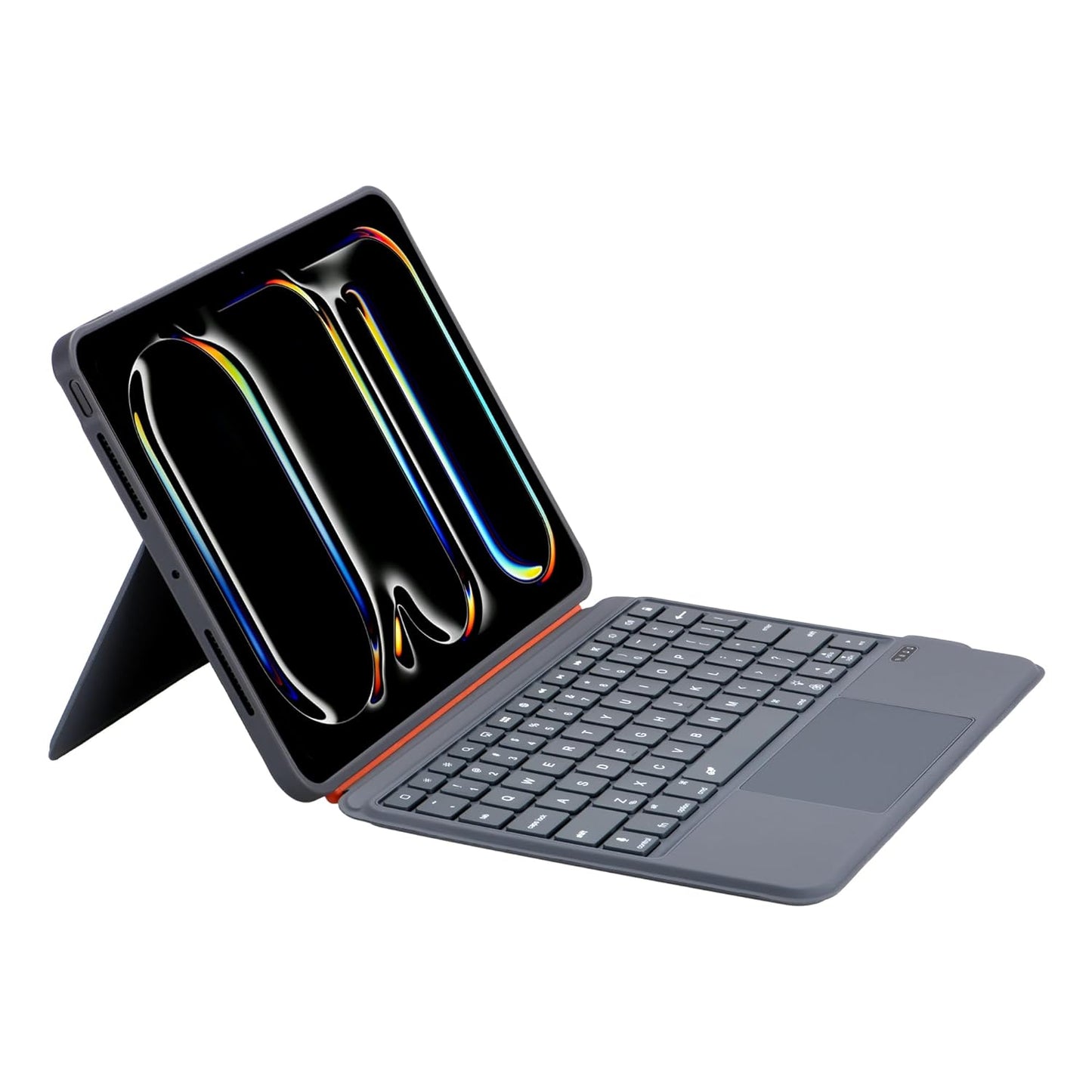 Wireless Bluetooth TouchPad Keyboard Case for iPad 11th Gen A16/10th Gen, iPad Air 11 M4/M2/M3(2026/2025/2024), iPad Pro 11 inch 4th/3rd/2nd/1st Gen, iPad Air 5th/4th Gen 10.9 inch | Grey