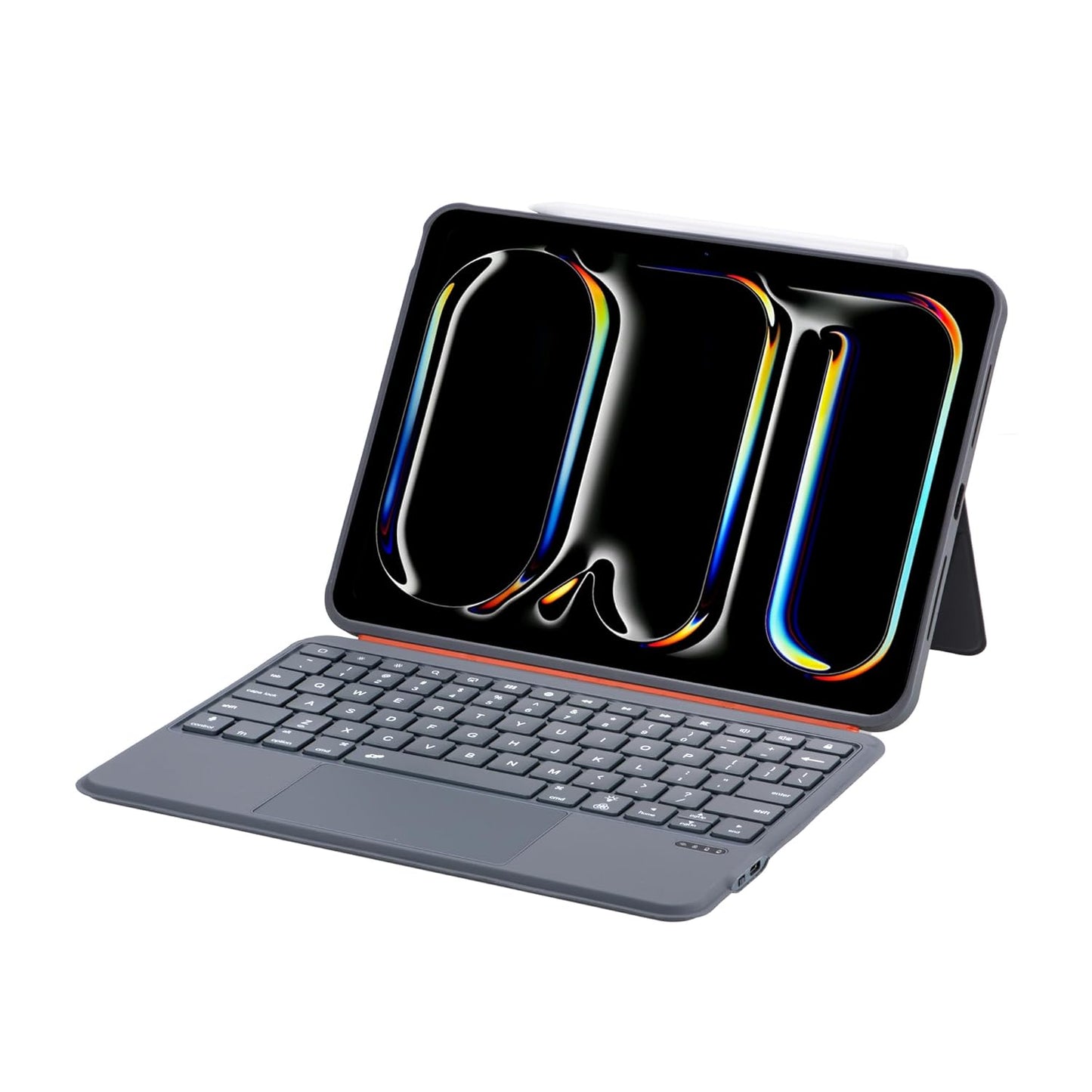 Wireless Bluetooth TouchPad Keyboard Case for iPad 11th Gen A16/10th Gen, iPad Air 11 M4/M2/M3(2026/2025/2024), iPad Pro 11 inch 4th/3rd/2nd/1st Gen, iPad Air 5th/4th Gen 10.9 inch | Grey