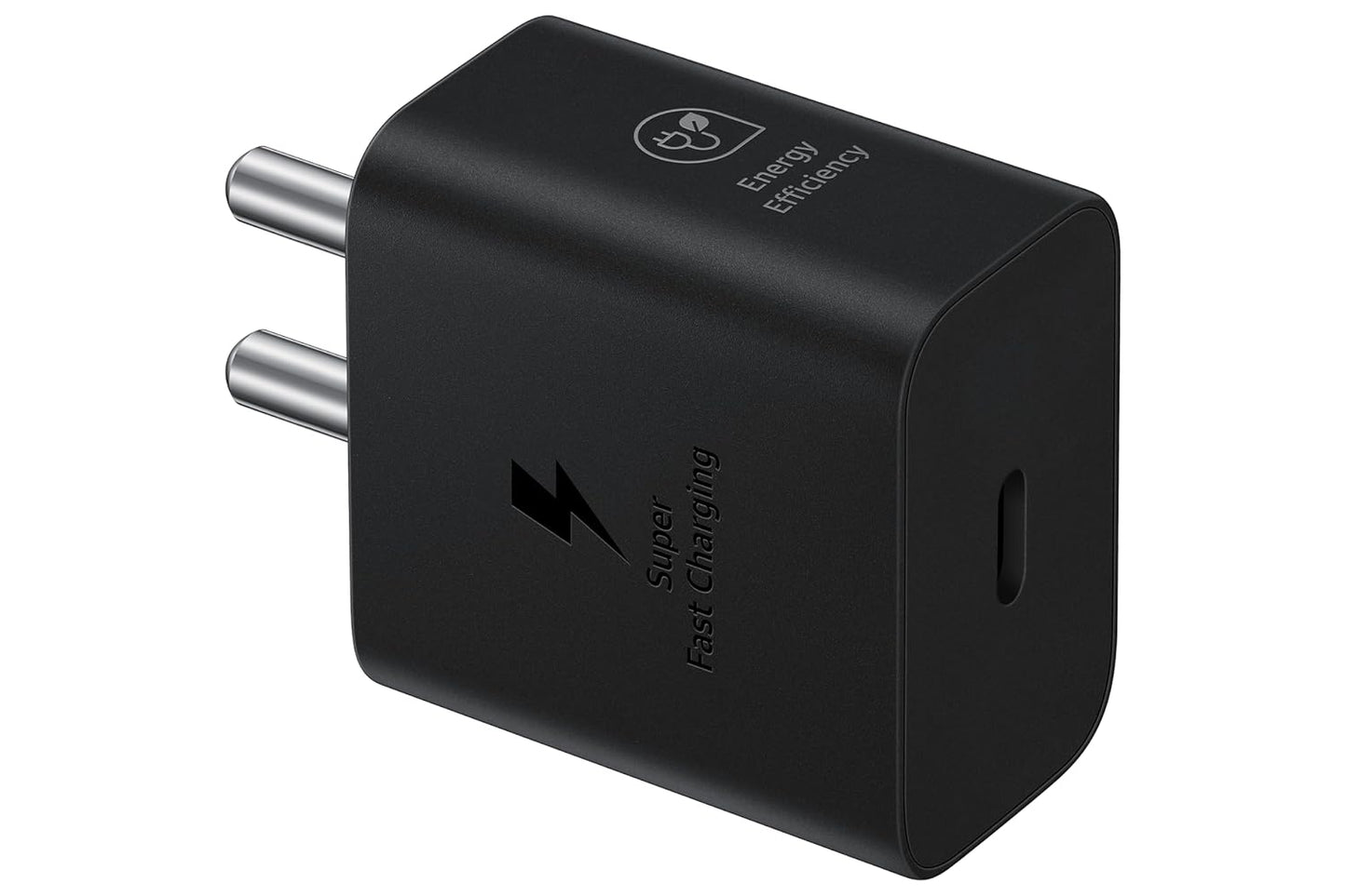 Samsung Imported 25W USB Type-C Travel Adaptor Without Cable for Google Pixel, Xiaomi, Motorola, iPhone, Samsung Galaxy Tab S/A Series, Galaxy S10/M54/M55/A80/A90/S25/S24, Black