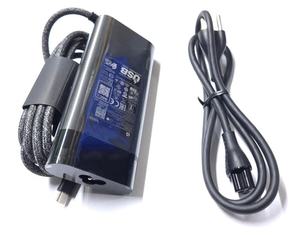HP OEM 100W USB-C Charger Compatible for HP Spectre Fold 17 x360 16-aa0047nr Pavilion Plus 14 14-ew1010nr ZBook Firefly 14 16 G11 Envy 17-cw1087nr 17-cw1097nr TPN-LA31 N57041-001 N56858-0 (H/P 100W Type-C)