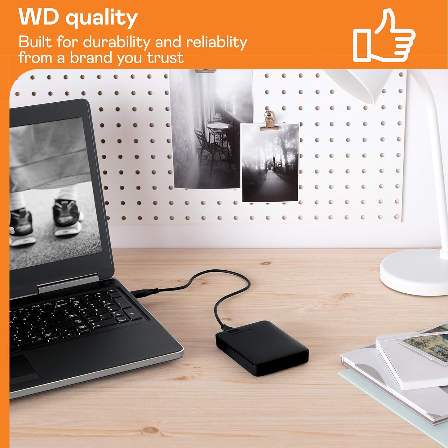 (Refurbished) Western Digital WD 1 TB Elements Portable Hard Disk Drive, USB 3.0, Compatible with PC, PS4 and Xbox, External HDD