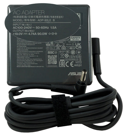 Oem Asus 90W 19V 4.7A Laptop Charger Adapter AC Power Charger (Connector size:4.5*3.0mm) - Power Cable Included