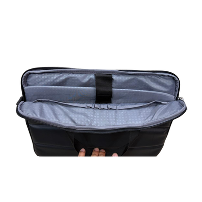 Premium Fluffy Laptop Sleeve 13.3"-14.5" Inch | Lightweight & Shockproof Protection | Puffy Laptop Bag Compatible for MacBook Air, MacBook Pro, Surface Pro X/7/6/5/4M, HP, Dell, ASUS and Lenovo (Black)