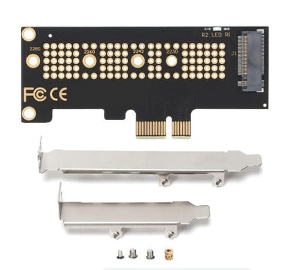 PCI-E x1 to M.2 NVMe SSD Expansion Card, PCI Express (1x) Expansion Card Converter for M2 NGFF NVME SSD-NOT BOOTABLE