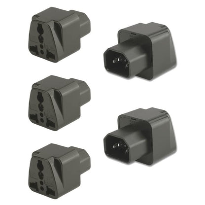 C14 to 3 pin plug converter