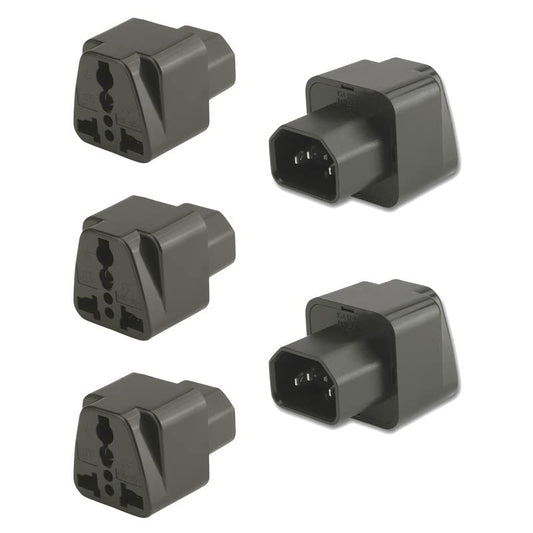 C14 to 3 pin plug converter