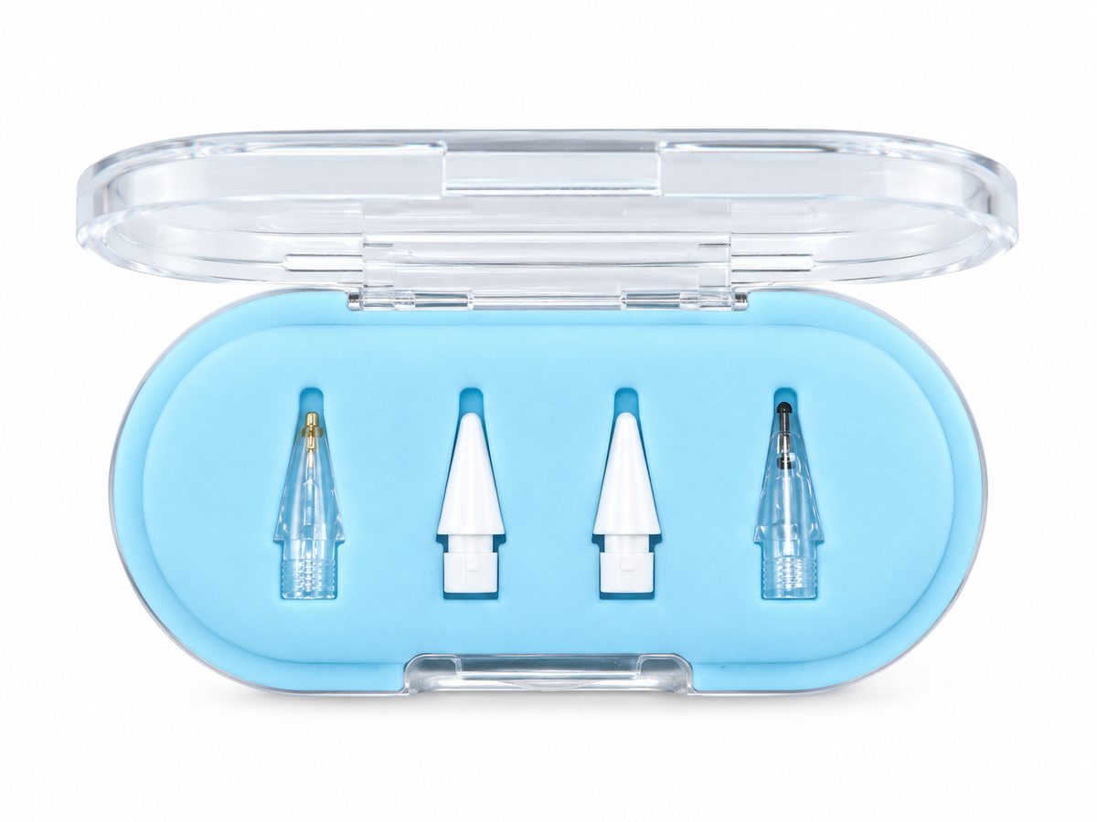 Replacement Tips for Apple Pencil Pro/2nd Gen/1st Gen/USB C, Apple Pencil Tips with Storage Case, Precise Control iPad Pen Tip, iPad Pro Pencil Tip Sets, Apple Pen Tip Sets