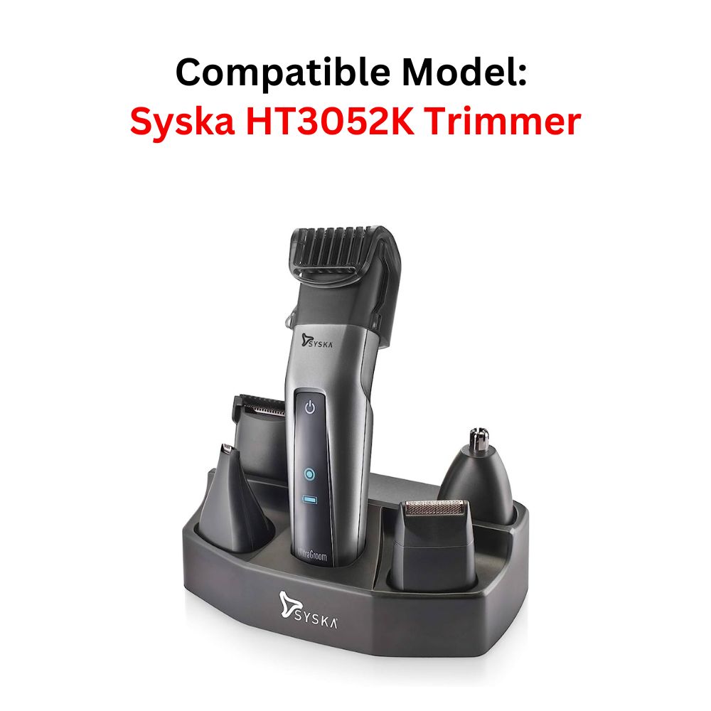 syska trimmer ht3052k charger