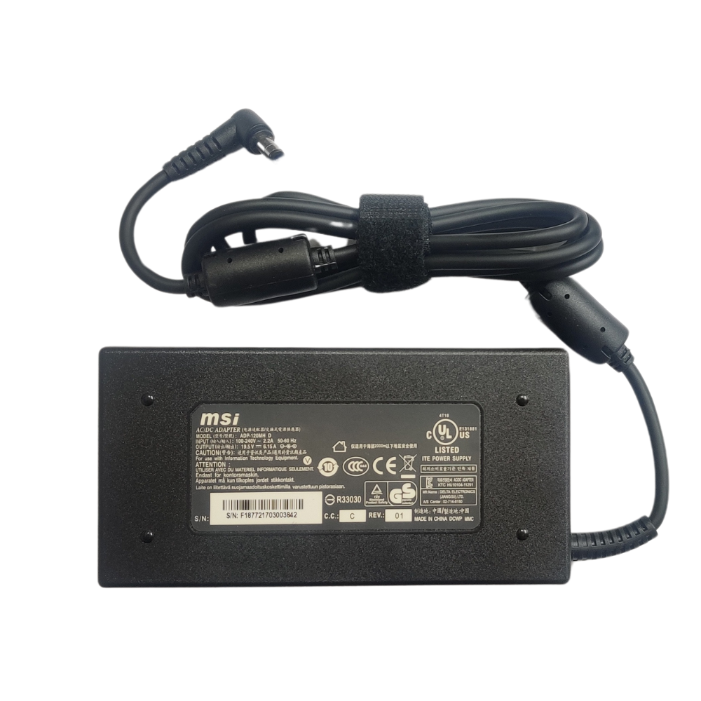 MSI 120W GAMING LAPTOP CHARGER