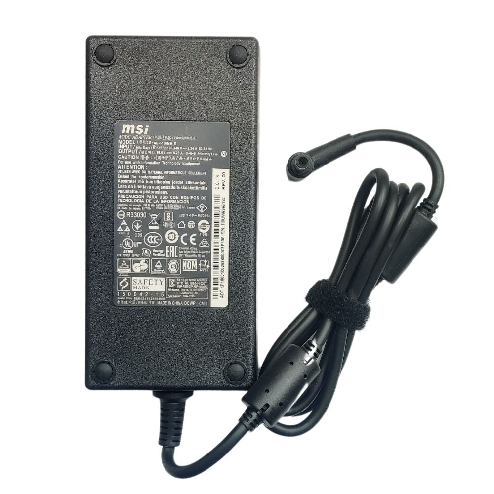 Buy MSI 19.5V 9.23A 180W (7.4mm*5.0mm) Laptop Charger for MSI Gaming ...