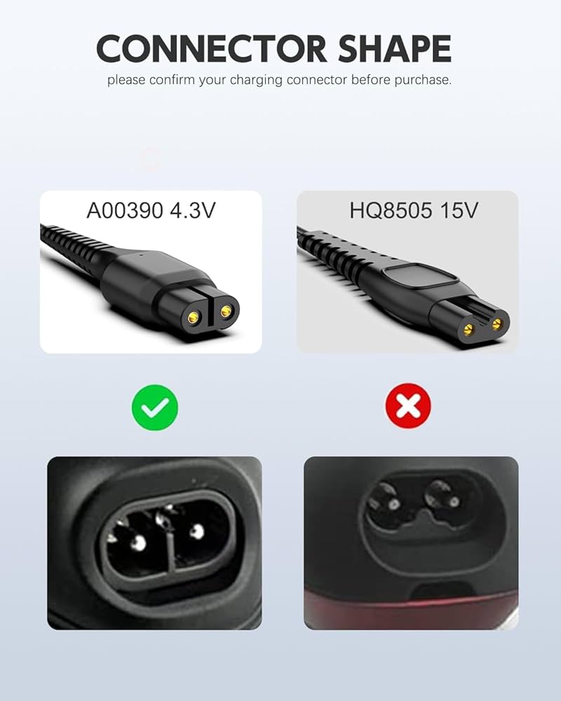 Original Philips 4.3v Trimmer Charger Adapter for Philips Trimmer (Check Compatibility in description)