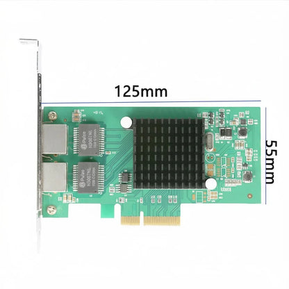 PCI-E Dual Port Gigabit LAN Card for Servers & Desktops | Intel 82575EB Chipset, 2 Port Giga PCIe x1 LAN Card