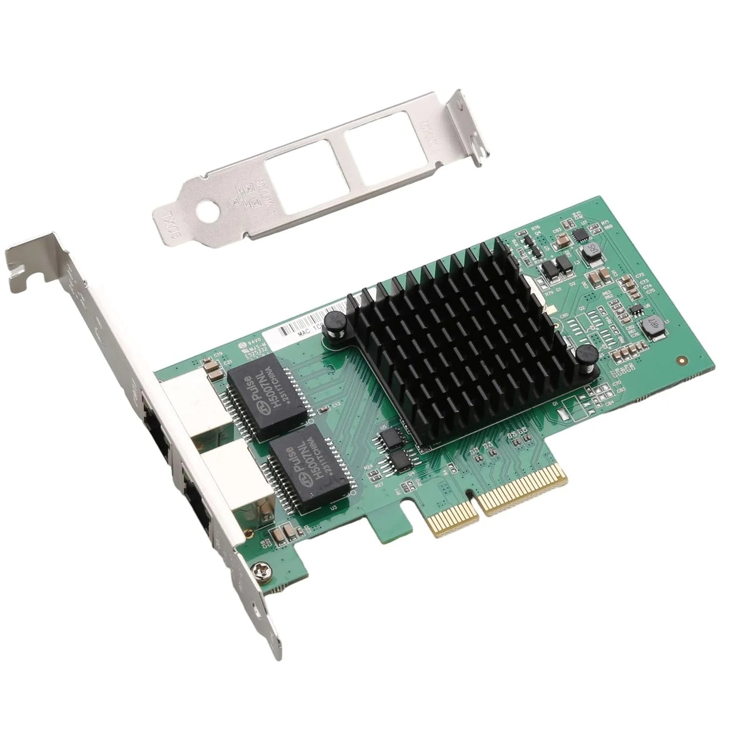 PCI-E Dual Port Gigabit LAN Card for Servers & Desktops | Intel 82575EB Chipset, 2 Port Giga PCIe x1 LAN Card