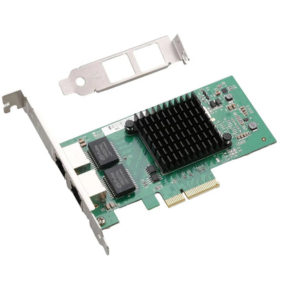PCI-E Dual Port Gigabit LAN Card for Servers & Desktops | Intel 82575EB Chipset, 2 Port Giga PCIe x1 LAN Card