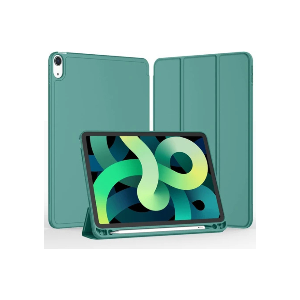 Smart Cover Case for iPad Air 11-Inch M4/M3/M2 (2026/2025/2024) & iPad Air 10.9 (2022/2020 5th/4th Generation) | Pencil Holder | Slim Tablet Cover with Soft TPU Back