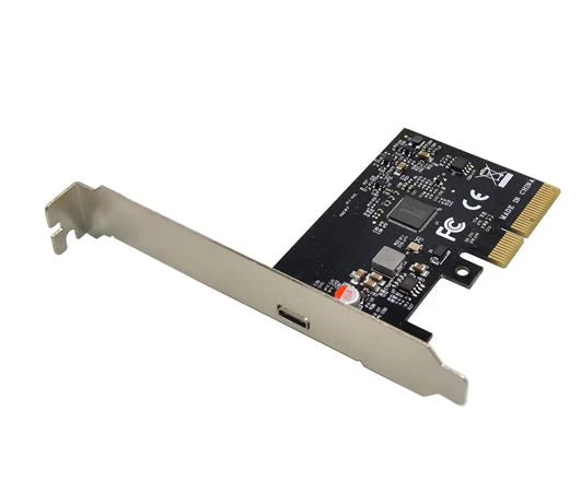 PCI-E 1 Port USB-C USB 3.2 Gen 2x2 20Gbps Internal Expansion PCI Express Card PCIe x4, ASM3242 Chipset