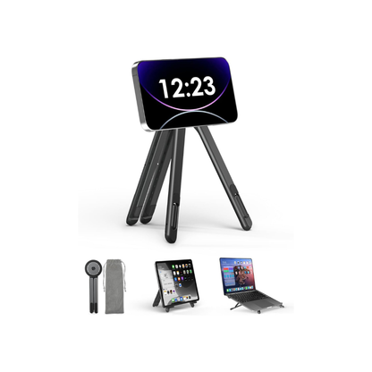 Portable Metal laptop stand with mobile holder