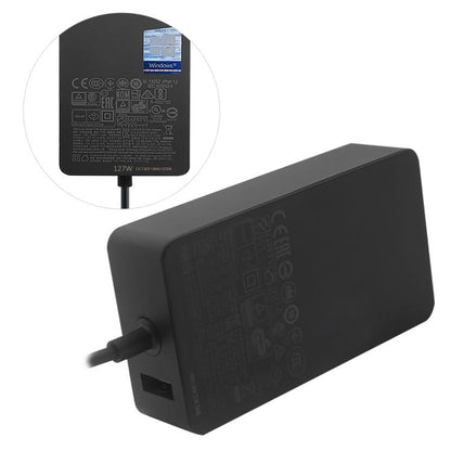 Microsoft 127W 15V 8A charger Compatible With Microsoft Surface Book 3 Book 2, Microsoft Surface PROG 8/PROG X/PROG 7/PROG 6/PROG 5, Microsoft Surface Laptop Studio/3/2/1 With Power Cable