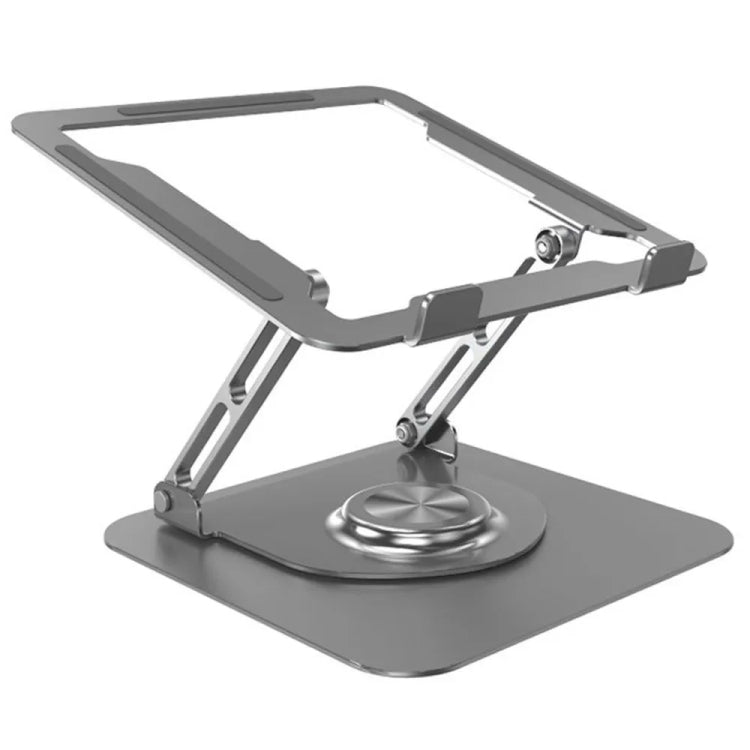 Foldable 360 Degree Rotating Laptop Lifting Bracket Aluminum Alloy Notebook Desktop Stand(Gray)