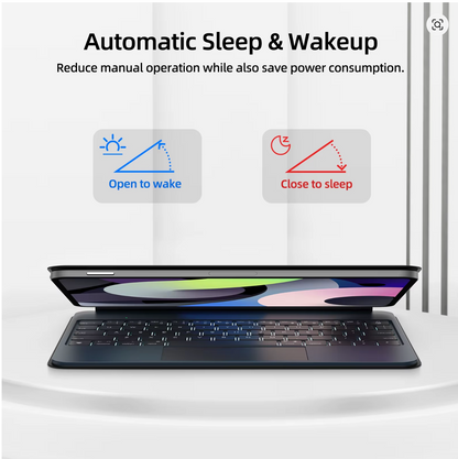 Magic Keyboard Case for iPad Air 11 (M4 2026/ M3 2025/ M2 2024), Air 5th/4th & Pro 11 (4th/3rd/2nd/1st) with Backlit & Touchpad, Floating Keyboard with Smart Pogo Pin Direct Connection Multi-Touch Trackpad Keyboard (NOT for 10th/A16/Pro 11 (M5/M4)