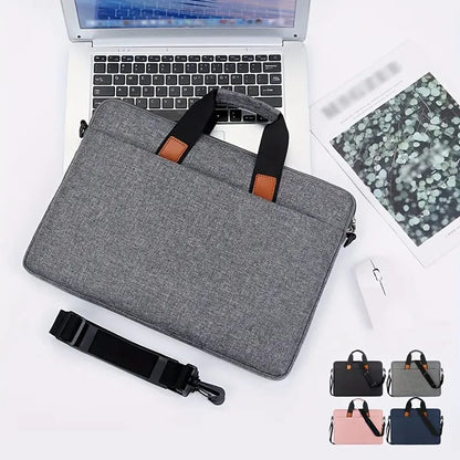 Laptop Bag with Sling Compatible with MacBook, Dell, Hp, Asus, Lenovo Laptop 13 inch 14 inch All Models
