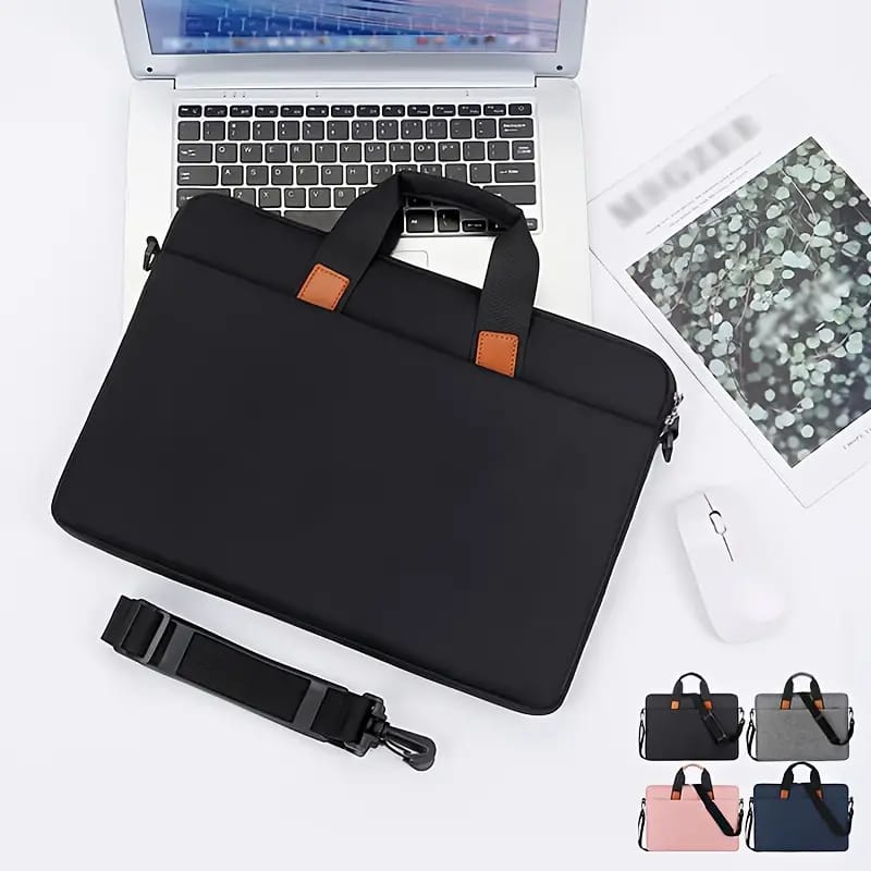 Laptop Bag with Sling Compatible with MacBook, Dell, Hp, Asus, Lenovo Laptop 13 inch 14 inch All Models