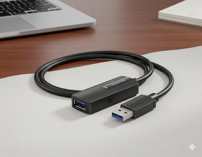 Kelingtone High Speed USB 3.0 Extension Cable Suitable for PTZ Camera, Hard Disk, Printers and other devices