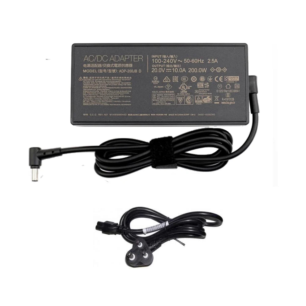 Asus 200w 20v 10a laptop charger