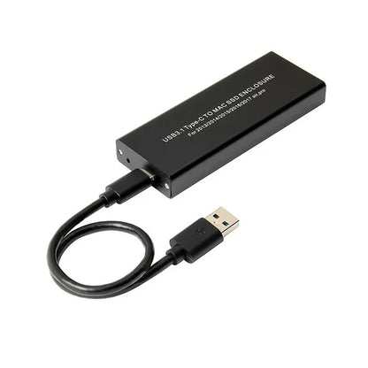 New USB C 3.2 SSD Enclosure for Apple Flash SSDs 12+16 PIN MacBook Pro, MacBook Air, Mac Pro, iMac and Mac mini from 2013 to 2017 Portable Storage Enclosure