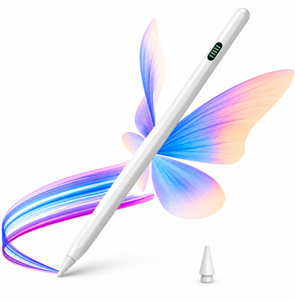 Active Stylus Pencil with Palm Rejection Compatible for iPad 2018 or Later, Pencil for iPad with Palm Rejection, Rechargeable Stylus for iPad 2018-2022