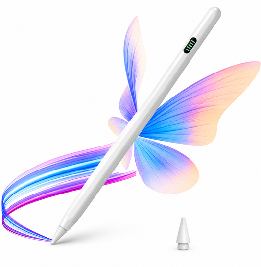 Active Stylus Pencil with Palm Rejection Compatible for iPad 2018 or Later, Pencil for iPad with Palm Rejection, Rechargeable Stylus for iPad 2018-2022
