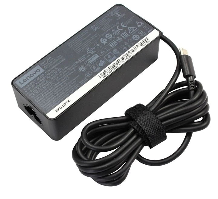 OEM Lenovo 65W Standard AC Adapter (USB Type-C)- Check Compatible models in Description- With Power Cable