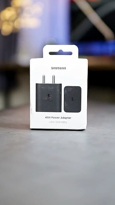 Samsung Original 45W Type-C Travel Adaptor without Cable, Black