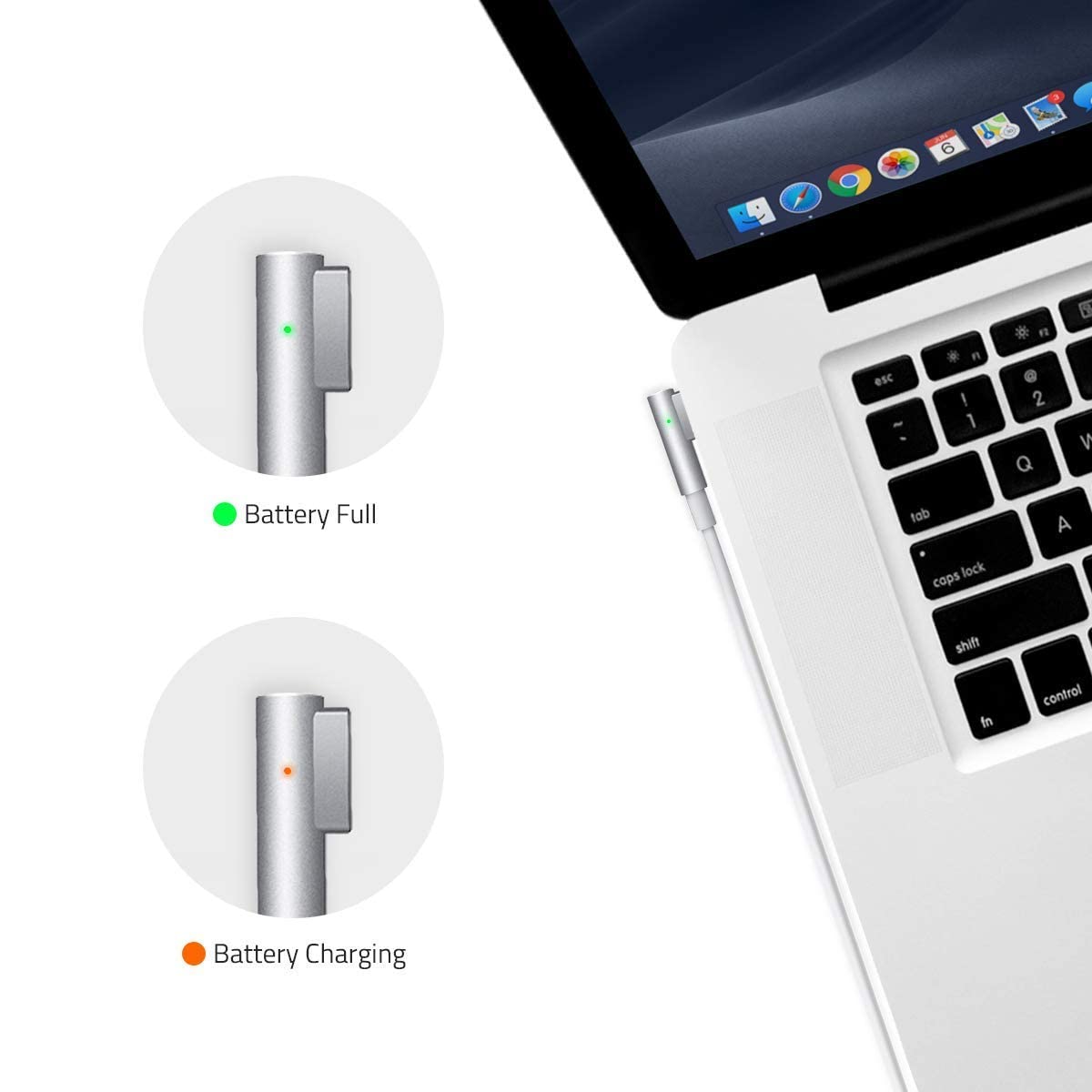 Compatible 85W Mag Safe Macbook Power Adapter Charger for Macbook Pro 15