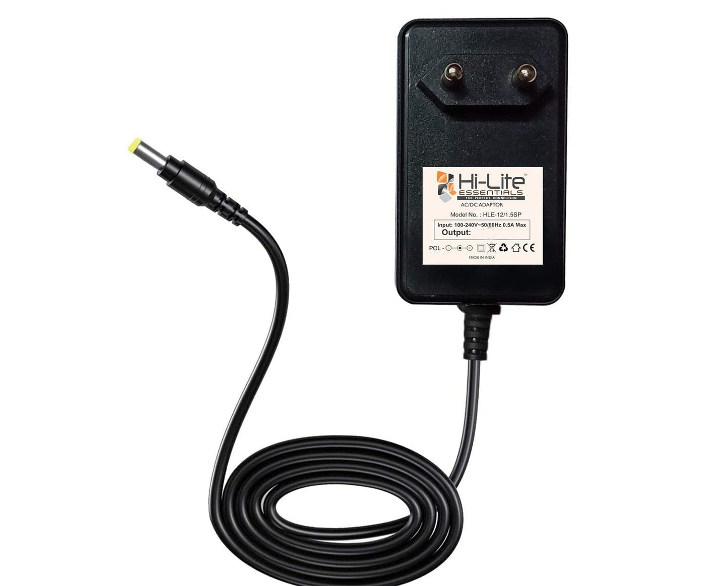 Hi-Lite Essentials 12V - 2Amp Power Adapter for Zebronics , Techcom, AOC Monitors