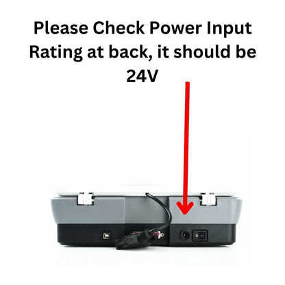 Hi-Lite Essentials 24V 1500Ma HP Scanner Power Supply Adapter for Hp ScanJet Scanner (Check models in description) - Power Cable Included